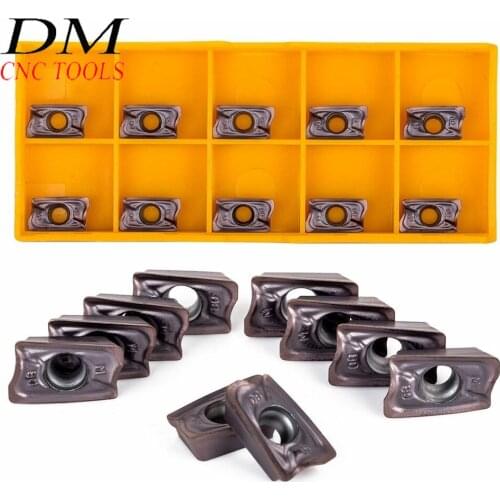 10pcs AOMT123608PEER-M VP15TF Carbide Blade Turning Blade AOMT 123608 CNC Planing Milling Blade For processing stainless steel