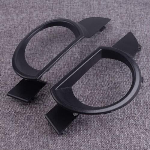 4L0807489 4L0807490 1 Pair Car Front Bumper Fog Light Lamp Grille Cover Trim Decorations Fit For Audi Q7 2007 2008 2009