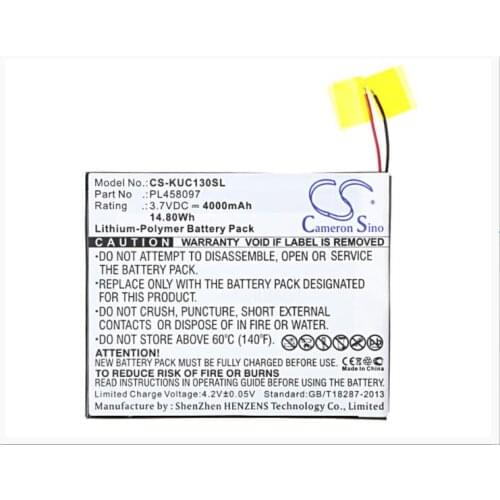 Cameron Sino 4000mAh battery for KURIO 7S C1300 PL458097 Tablet Battery