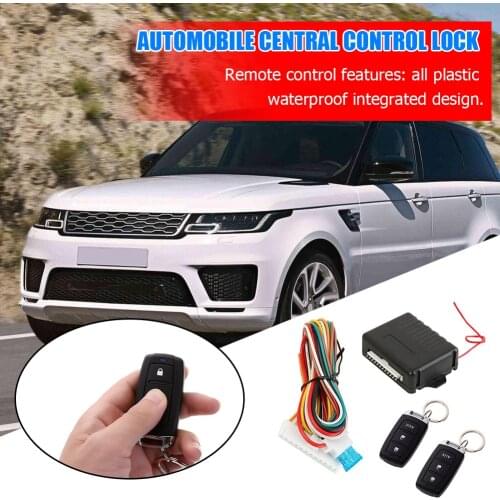 Car Remote Central Door Lock Entry Alarm System Locking Kit Keyless 410/T245 for Outdoor Personal Car Parts Decoration