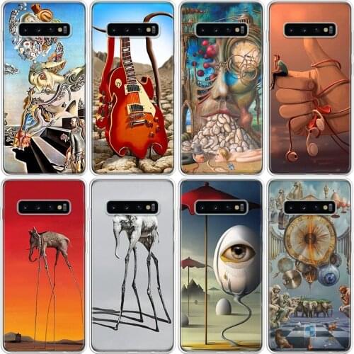 Salvador Dali Art Phone Case For Samsung Galaxy A51 A71 A50 A70 A90 A10S A20S A20E A21 A30 A40 A41 A01 M30S A6 A7 A8 A9 A10Plus