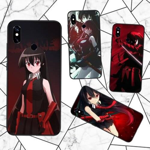 Anime Akame Ga Kill Phone Case For Xiaomi Redmi note 7 8 9 pro 8T 9S Mi Note 10 Lite pro