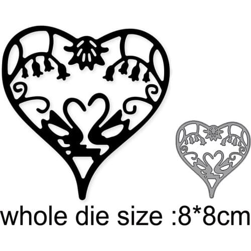 Flower Heart Frame dies New 2021 Metal Cutting Dies For DIY Scrapbooking and Card Making Decorative Embossing Die Cut Craft dies