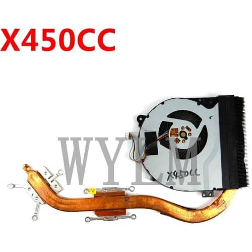 For Asus X452C X450C X450CC X450VP Y481C X450V A450V K450V A450C K450C CPU Cooling Fan Heatsink