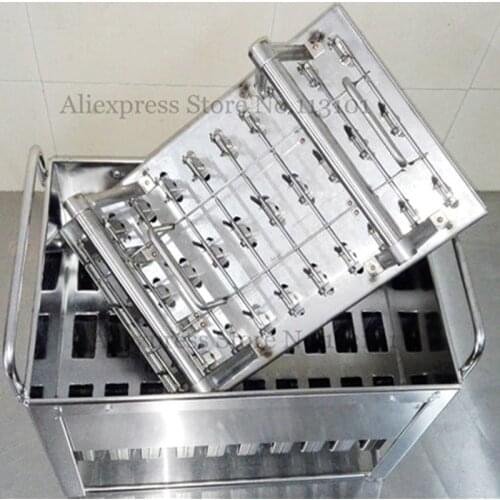 Popsicle Ice Cream Pop Maker Cake Freezer Lolly Kitchen Mold with Sticks Holder 30pcs/Batch Stainless Steel