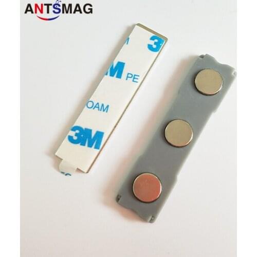 4pcs Magnetic Name badge for beauty ID Badge Attachment Name Tag Holder 3 magnets Free shipping