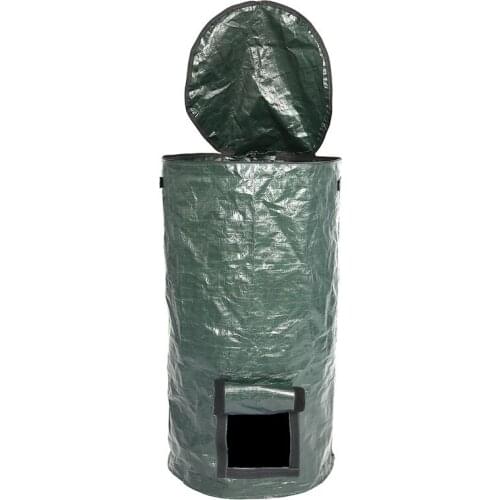 Reuseable Garden Leaf Waste Can Yard Compost Bin for Fruit Kitchen Waste Grower SCVD889