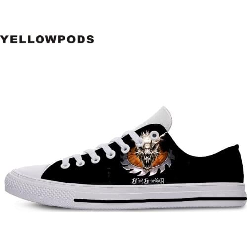 Blind Guardian Band Mens Low-top Casual Shoes Most Influential Metal Bands of All Time 3D Pattern Logo Men Shoes
