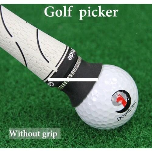 Golf Ball Picker Suction Cup Golf Accessories Ball Suction Device Silicone Zinc Alloy Material Free Bending and Easy Install