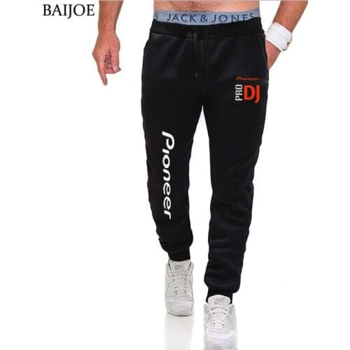 2019 New Mens New Hip Hop Jogger Sportswear Mens Pants Fashion Brand Casual Band Pioneer DJ PRO Letter Printed Trousers Men