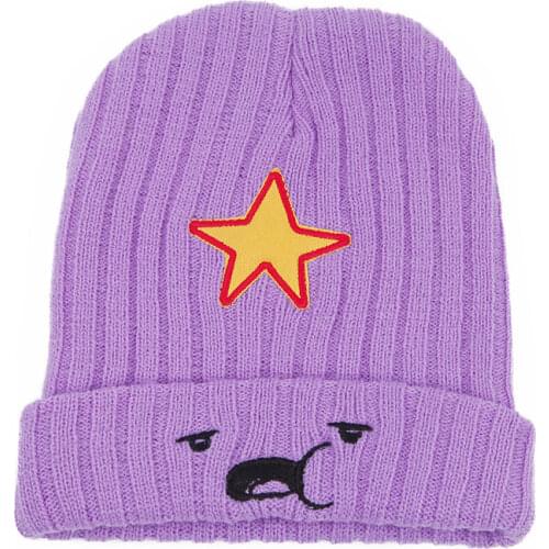 NEW Winter Hats For Women And Men Modno Star Fashion Lovely Cute Hat model Lumpy Space Princess hat Female Skullies Beanies Hat