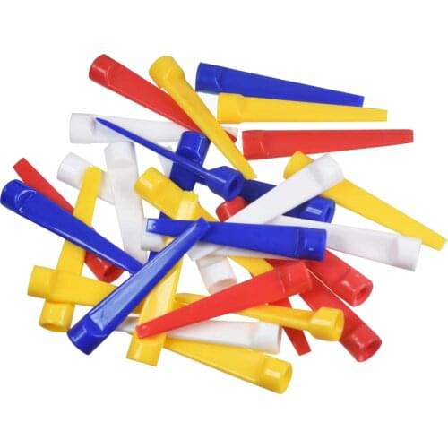 Mix Colors 30 Pcs 70mm Golf Tees Ball Holder Flat Duckbill Ball Tees Golf duck tee Golf Plastic tee 7.0CM
