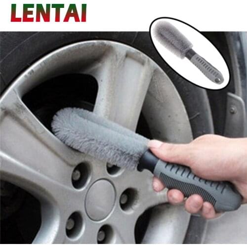 LENTAI 1PC Auto Car Cleaning Hub Brushes For BMW E90 F30 F10 Audi A3 A6 C5 C6 Opel Insignia Alfa Romeo 159 giulia Ssangyong