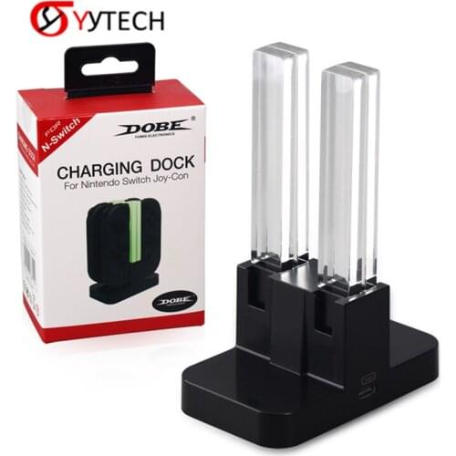 SYYTECH TNS-875 Colorful Led Indicator 4 in 1 Charging Dock Charger For Nintendo-Switch Joy-Con Game Accessories