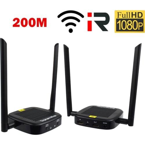 5GHz 1080P Wireless Transmission HDMI Signal Extender Transmitter Receiver 200M Wireless Wifi Video Sender DVD PC To TV Monitor