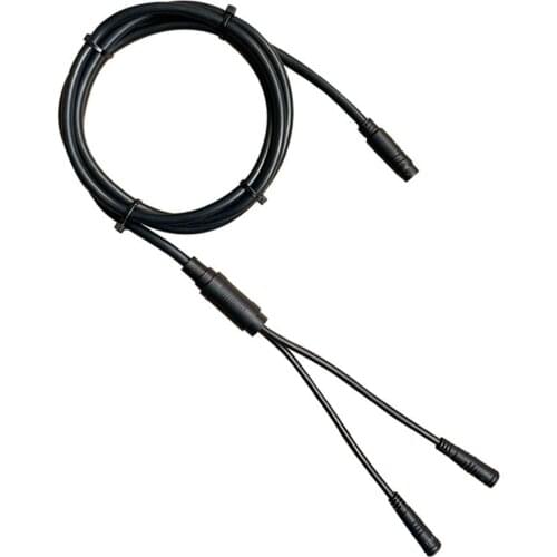 Waterproof Electric Bike Motor Extension Cable With 2 Connectors 155CM Electric Bicycle Conversion Extension Cable Spare Parts