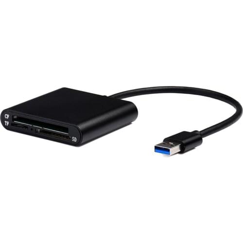 3-in-1 USB 3.0 CF SD Micro SD/TF Memory Card Reader High Speed For PC Laptop