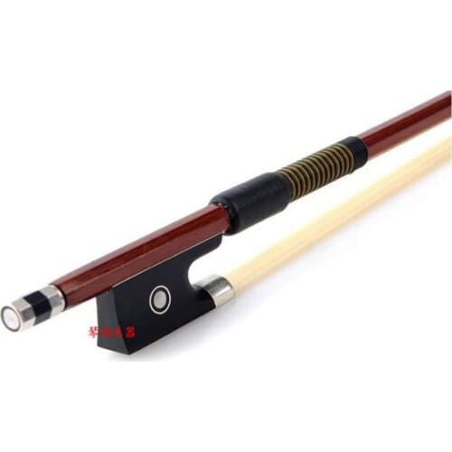 Violin double fisheye octagonal bow high-grade violin bow 4/4-1/8