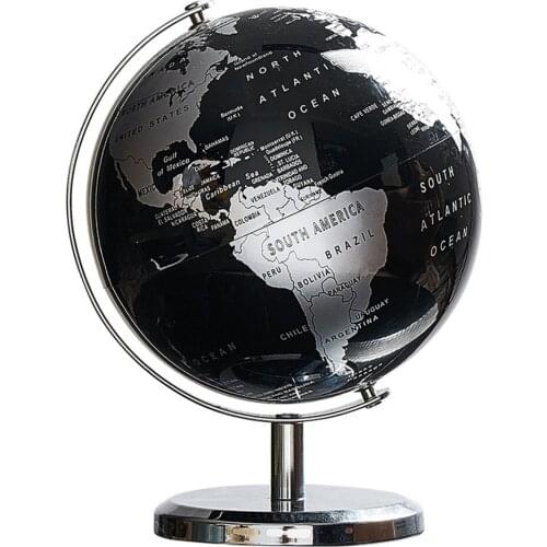 Globe Educational Geographic Modern Desk Decoration With Metal Base Bookcase Decorations Globe Childrens Gift