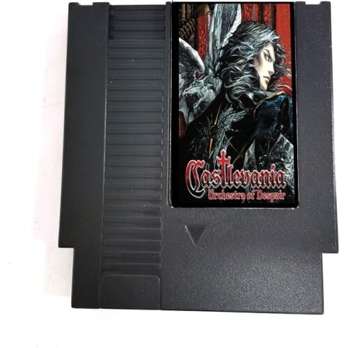 Castlevania Orchestra Of Despair Nes Card For 72 Pin 8 Bit Game Player