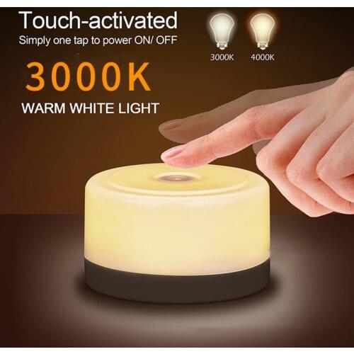 Mini Night Light Led Portable Lamp Mini Bedside Lamp Wireless Baby Nursery Kids Bedside Touch Light Rechargeable Breastfeeding
