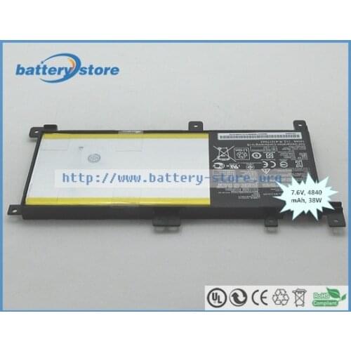 Genuine battery C21N1509, 38W for ASUS Vivobook F556UQ F556UV ,for ASUS F556U , for ASUS K556U ,7.6V, 4840mAh