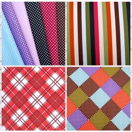 Polyester/PVC coated Waterproof Fabric for bag,handmaking - Dot, stripe, patch, Geometric figure collection (G05)