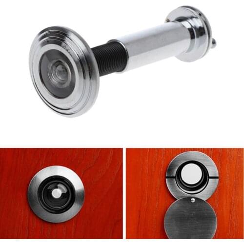 220 Degree Wide Door Viewer Privacy Cover Adjustable Security Door Eye Viewer