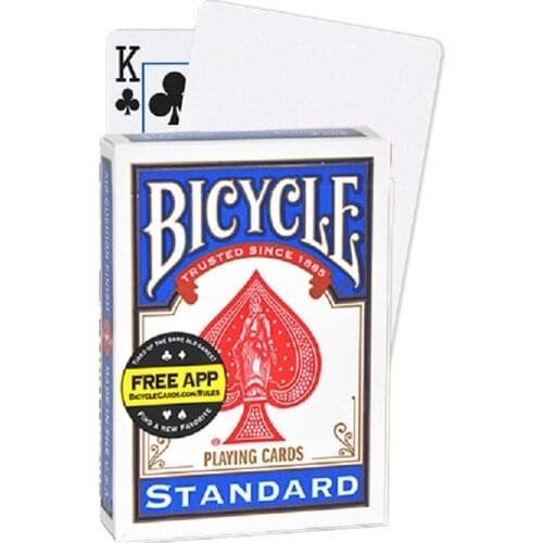 Bicycle Blank Back Standard Face Playing Cards Gaff Deck Poker Size Special Magic Props Magic Tricks for Magician