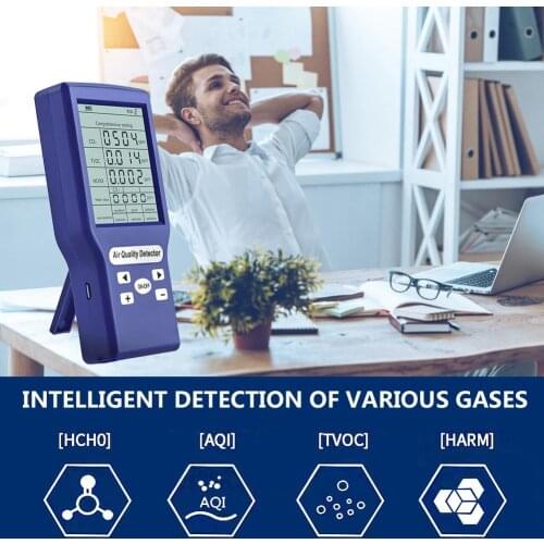 High Quality Air Quality Meter Monitor Mini Protable Carbon Dioxide Detector Reliable Digital CO2 Sensor Meter