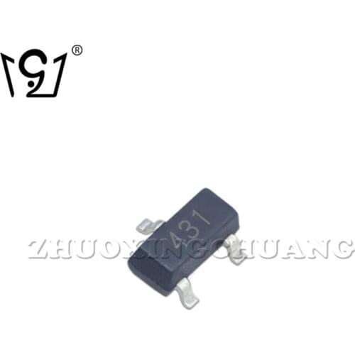 100PCS TL431 431 SOT-23 SMD Zener Transistor with 0.5% Accuracy Brand New Original