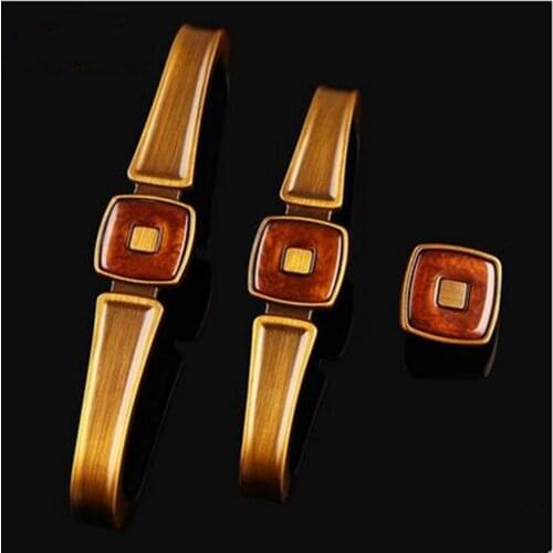 128mm European fashio deluxe villa furniture decoration bronze brown tv cabinet wine cabinet dresser door pull knob handle 5"