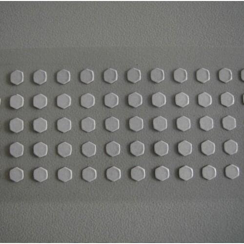 3x3mm Hexagon Touch Water Turn Red Anti-counterfeit Water Sensitive Label Security Label Stickers