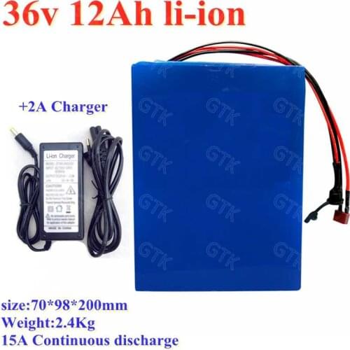 36V 12ah Lithium ion battery pack for 36v 540w MDHB-DC12/MDGT-DCB43/MDHD-DC26/MDHD-DC30/MDHD-DC2M robotic lawn mower+2A Charger