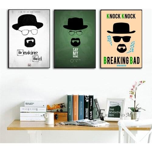 Breaking Bad Abstract TV Show Wall Art Canvas Painting Poster For Home Decor Posters And Prints Unframed Decorative Pictures