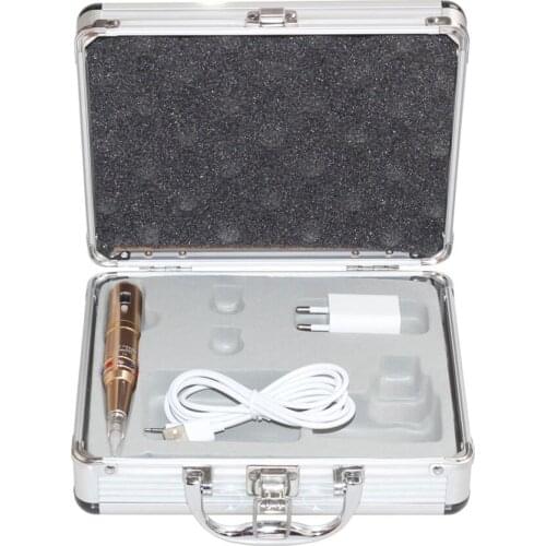 Wireless Micrineedles Tattoo Eyebrow Gun Pen Permanent Makeup Lips Machine With Battery Cayrring Box