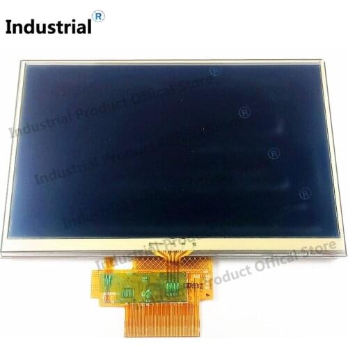 For LMS500HF06 LMS500HF06-009 Tom Start 25 50 A050FW03 GPS LCD display screen panel + Touch screen skylarpu 5.0"