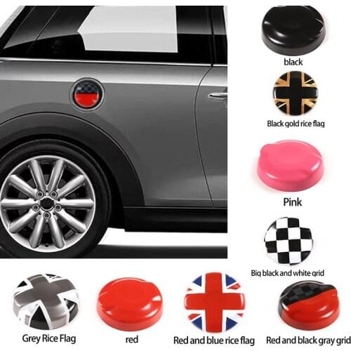 For mini cooper F54 F55 F56 2014-17 ABS Car Fuel Tank Cover Protection Sticker Fuel Tank Cover Decorative Shell Car Accessories