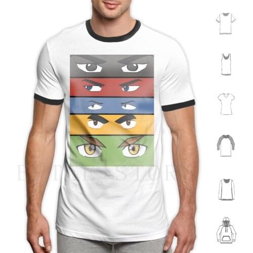 Paladins T Shirt DIY Big Size 100% Cotton Paladins Voltron Shiro Pidge Keith Lance Hunk Lions Red Blue Yellow Green Black Eyes