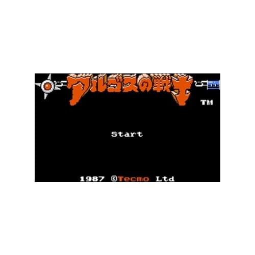 Warrior of Argos Region Free 60 Pin 8Bit Game Card For Subor Game Players