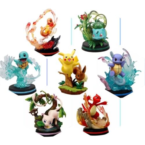 Pokemon TOY Pikachu GK Gengar Mewtwo Umbreon Espeon Greninja PVC Action Figure Toys Collection Model Gifts