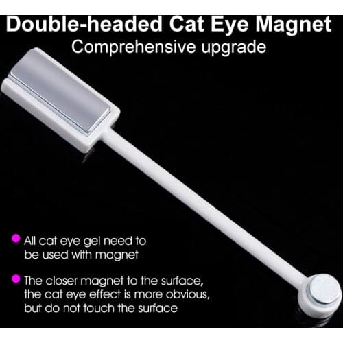 #70601 New Double-headed Magnetic Plate Magnet Pen 1 PC CANNI Nail Art DIY Tool for All Magic 3D Cat Eyes Magnet Nail Gel Polish