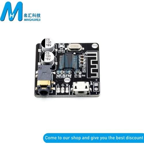 New VHM-314 Bluetooth 5.0 Audio Receiver Module MP3 Lossless Decoder Board 3.7-5V Wireless Stereo Music Decoding Amplifier Board