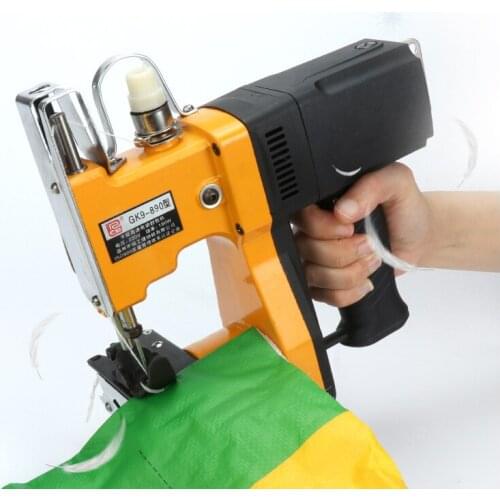 Portable electric sewing machine, sealing machine, woven bag sealing machine, express packing machine