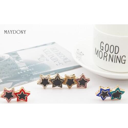 XT91 fashion headwear scarf magnet brooch star hijab clips