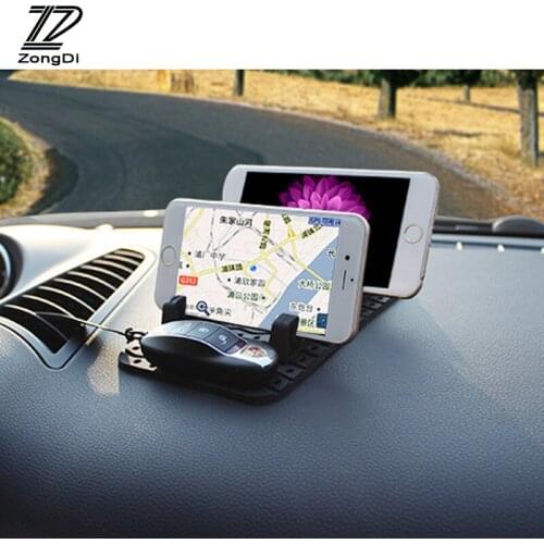 ZD 1Pc Multi-functional Cellphone Non-slip Mat For VW polo passat b5 Fiat 500 punto Ford focus 2 3 mk2 fiesta ranger accessories