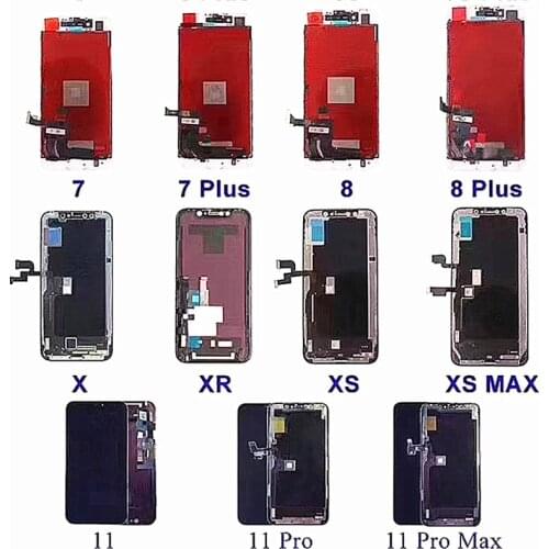 Phone LCD Display For i Phone 5 5s 5c 6 6S 7 8 X XS XR XSMAX With 3D Touch Screen Assembly Replacement For iPhon e X XS XR