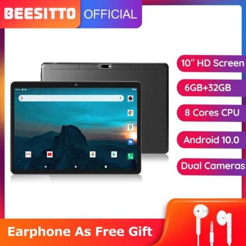 2021 New tablets 10 inch Octa Core Android 10.0 Tablet PC 1280x800 IPS 6GB RAM 32GB ROM 4G FDD LTE Network WiFi Bluetooth GPS