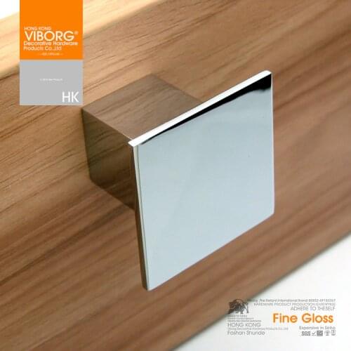 4 pieces)VIBORG Top Quality Zinc Alloy Kitchen Cupboard Cabinet Door Handles Knob Pull Drawer Pulls Knobs Handle chrome, SA-616