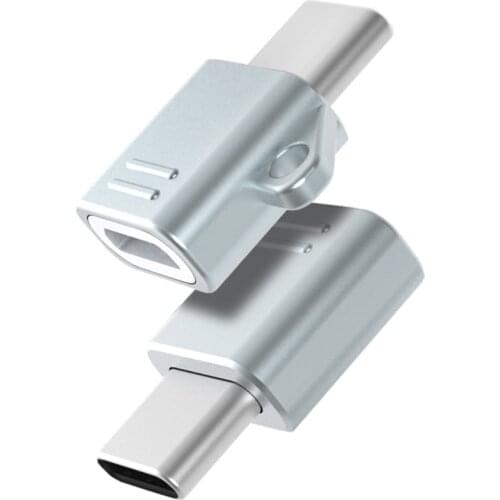 USB C Adapter Type C silver USB C Male to Micro usb Femail OTG converter for devices with typec interface